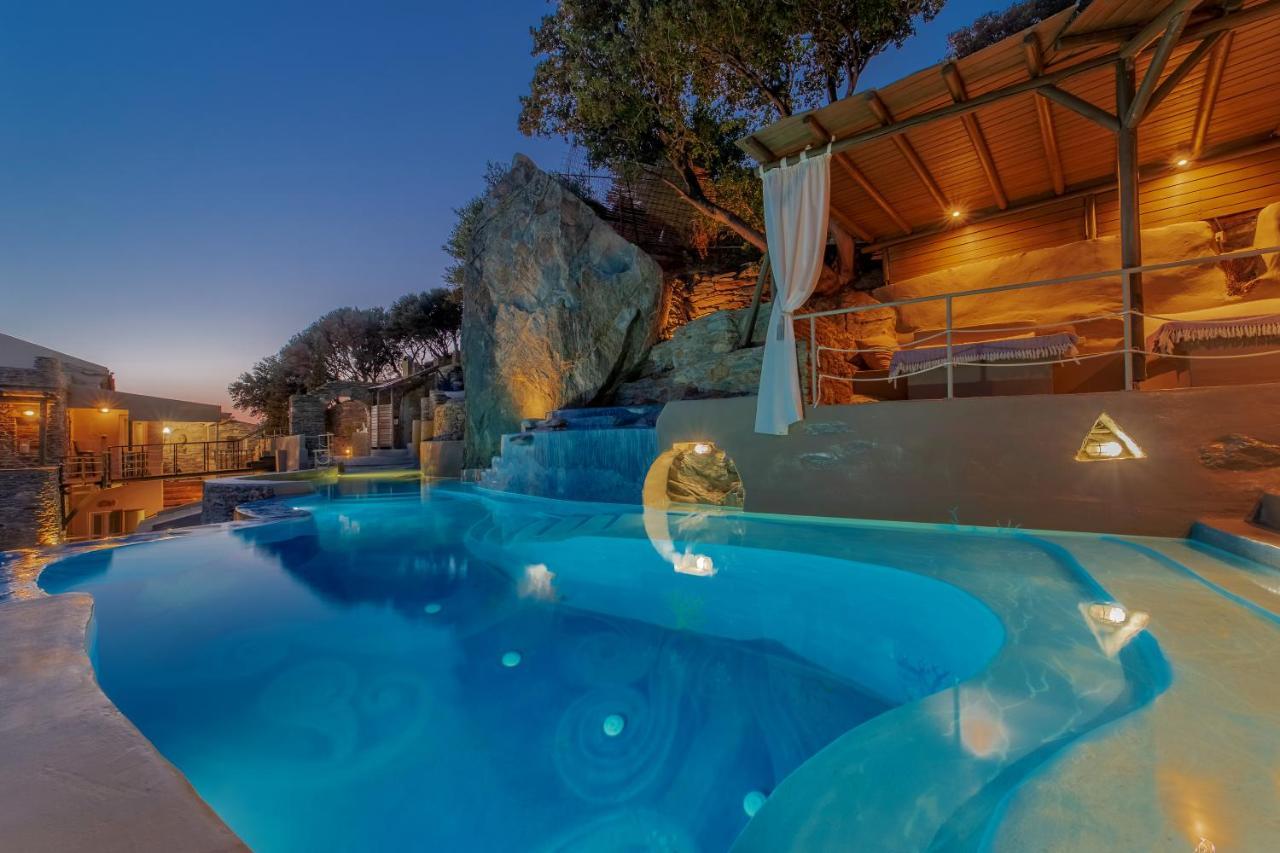 Aegean Castle Andros - Adults Only Aparthotel Agia Eleousa Luaran gambar