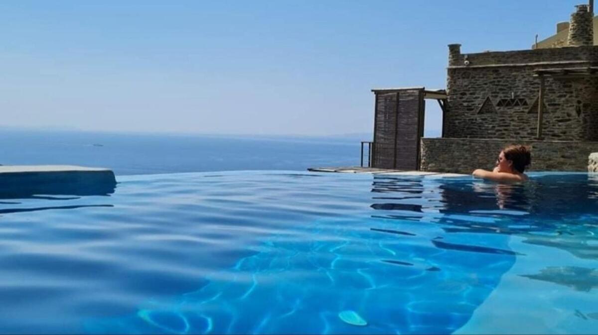 Aegean Castle Andros - Adults Only Aparthotel Agia Eleousa Luaran gambar