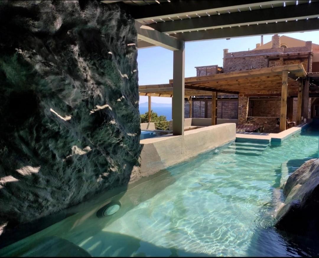 Aegean Castle Andros - Adults Only Aparthotel Agia Eleousa Luaran gambar