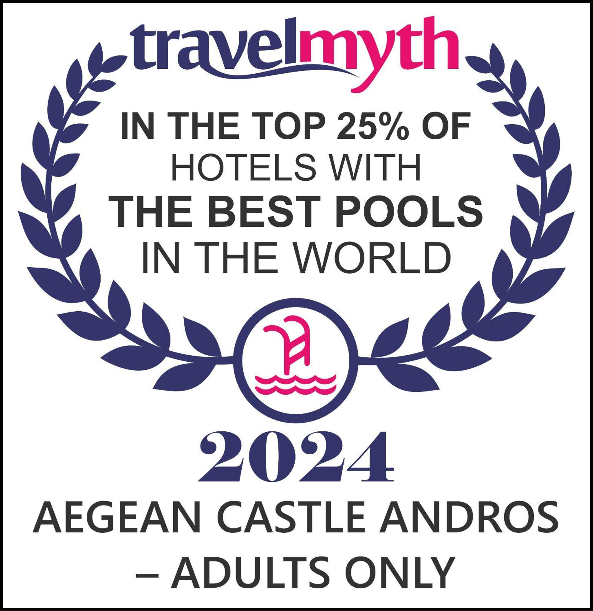 Aegean Castle Andros - Adults Only Aparthotel Agia Eleousa Luaran gambar