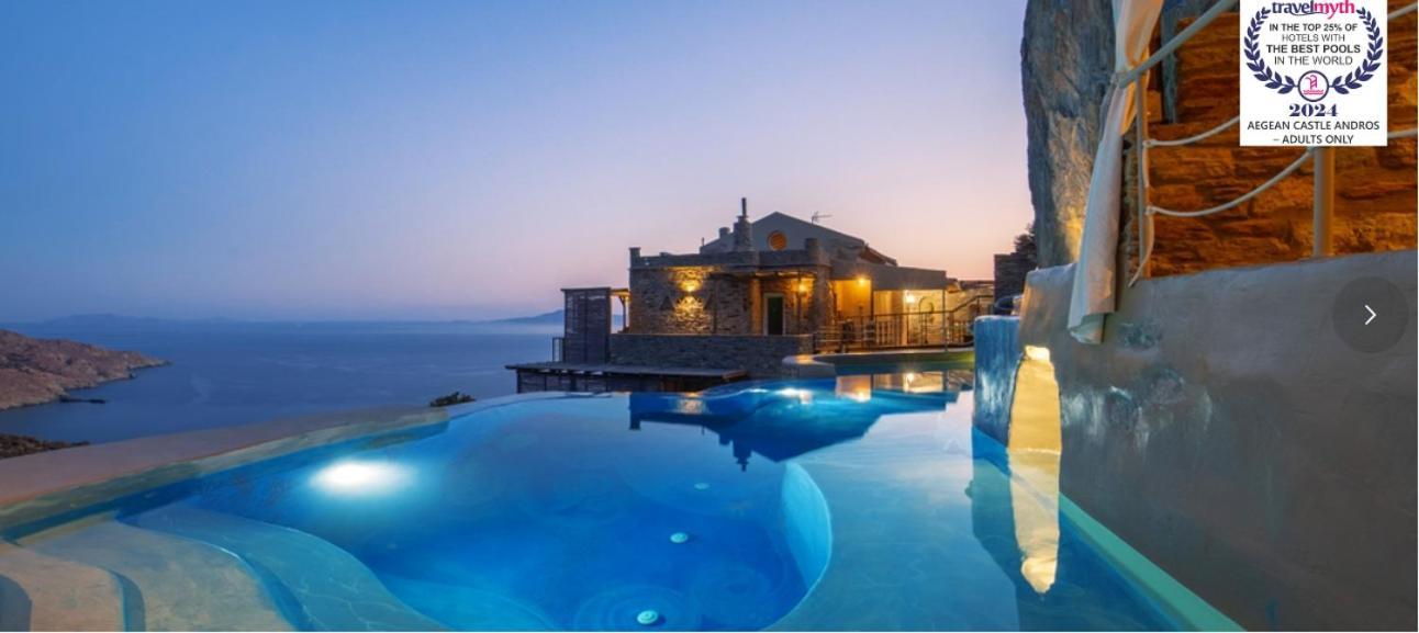 Aegean Castle Andros - Adults Only Aparthotel Agia Eleousa Luaran gambar